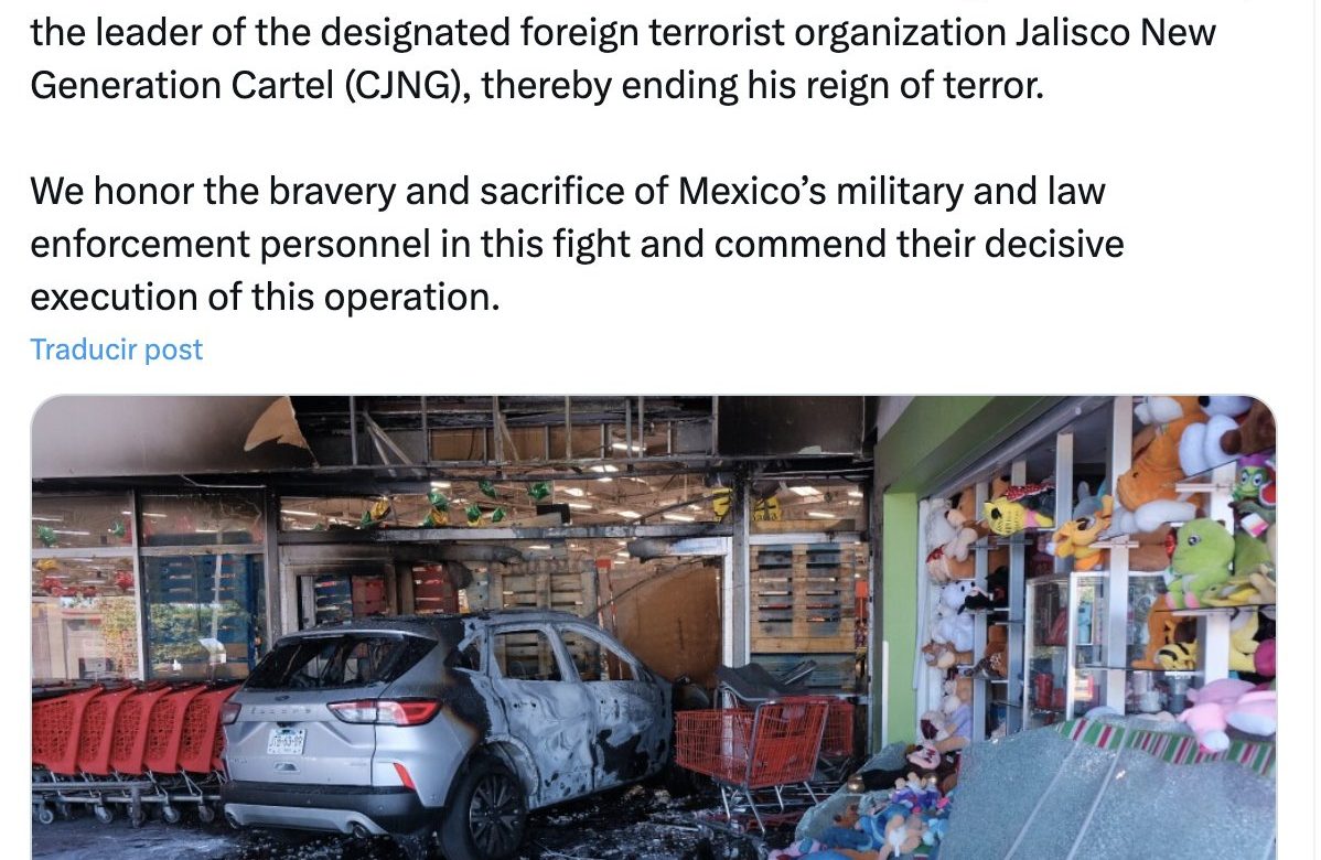 «Honramos la valentía y el sacrificio del personal militar»