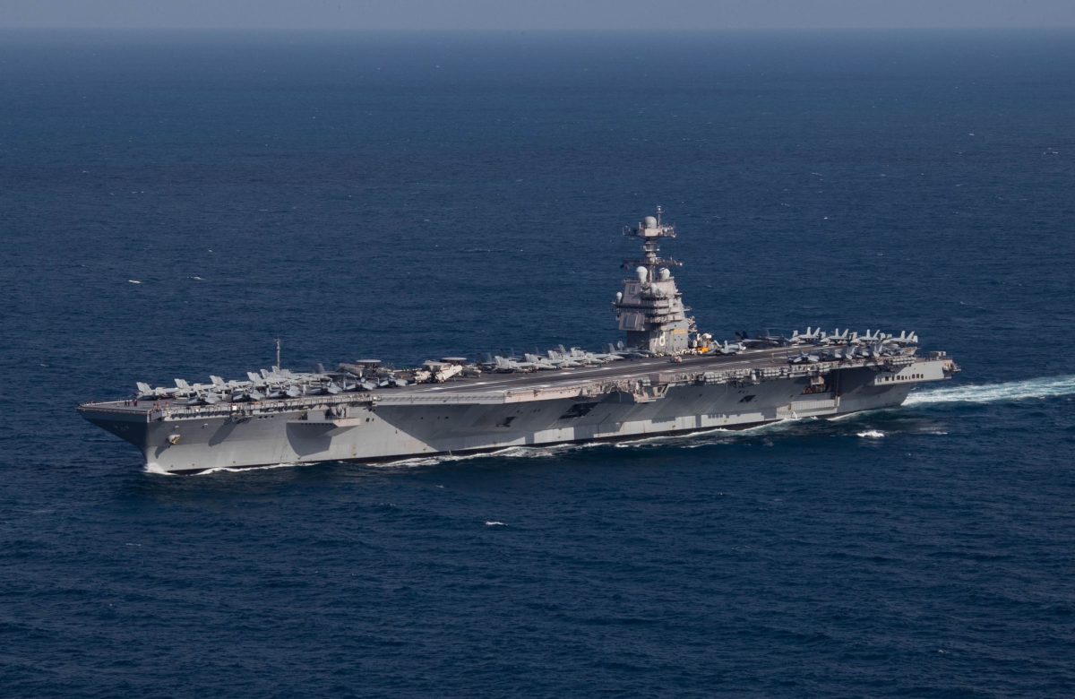 Ingresa al Mediterráneo el USS Gerald Ford