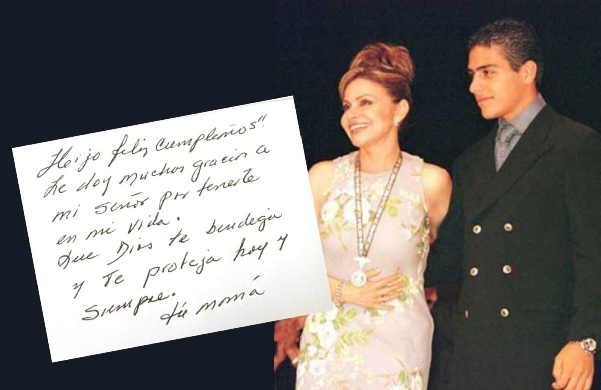 “¡Que Dios te bendiga y te proteja siempre!”: María Sorté a Harfuch en su cumpleaños