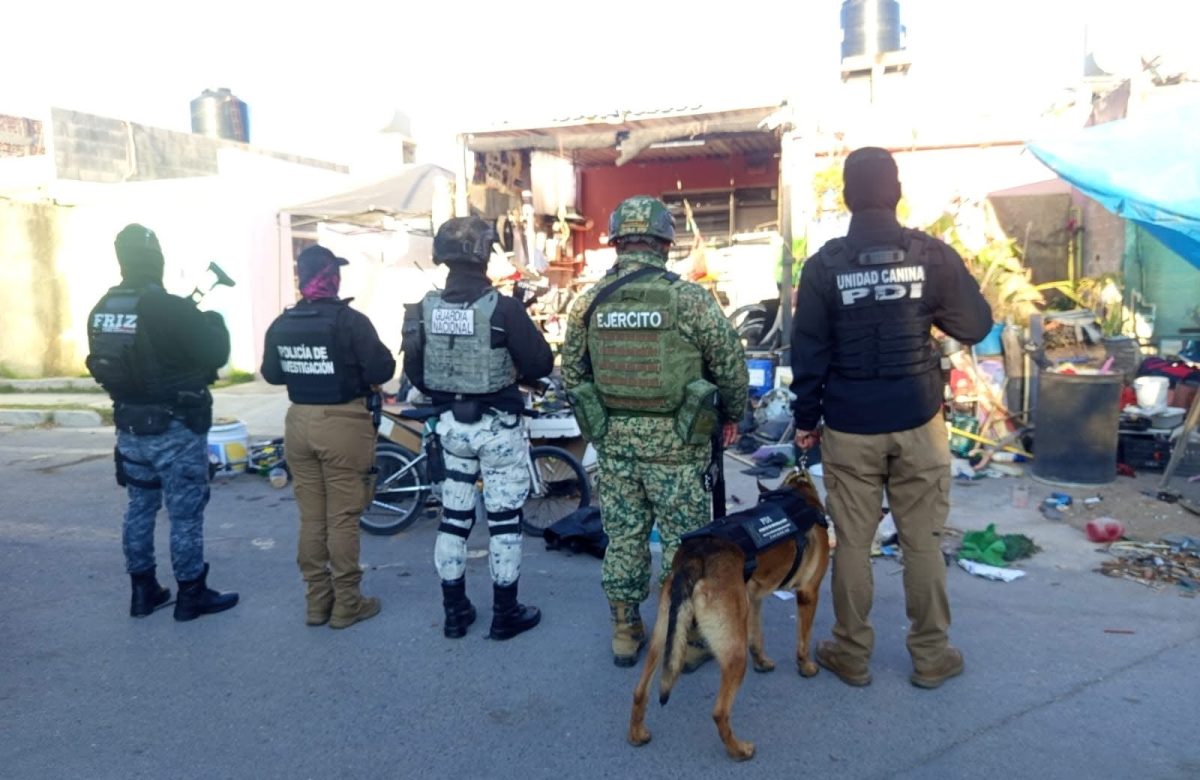 Cateo en Villa Fontana: 5 detenidos por presunto narcomenudeo