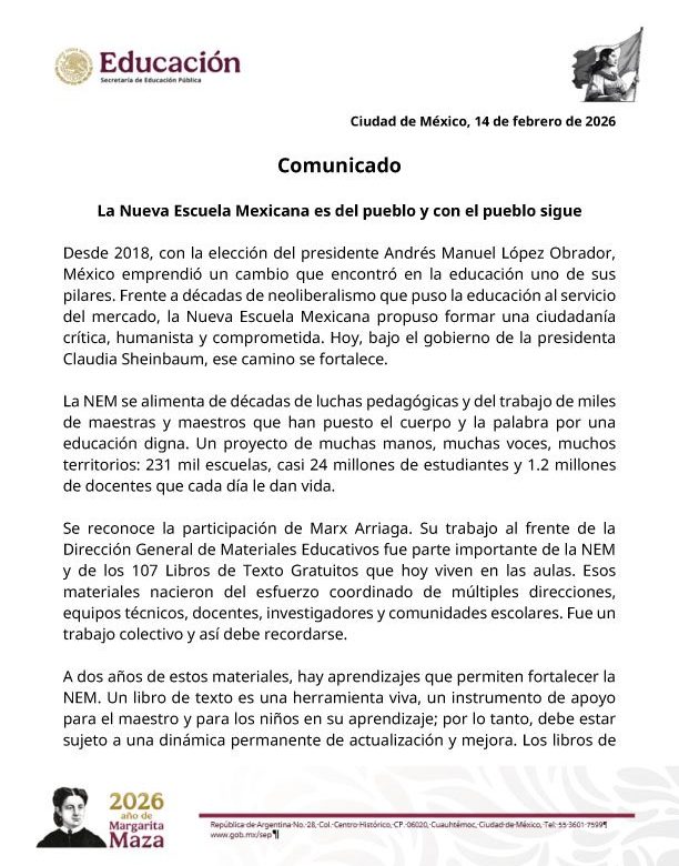 La Nueva Escuela Mexicana “no está en riesgo”, asegura la SEP