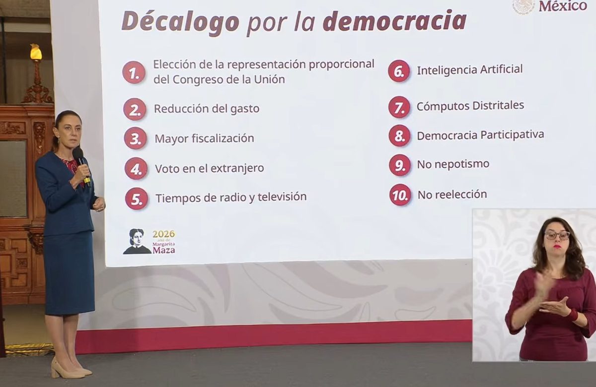 Presenta CSP «Decálogo por la democracia»