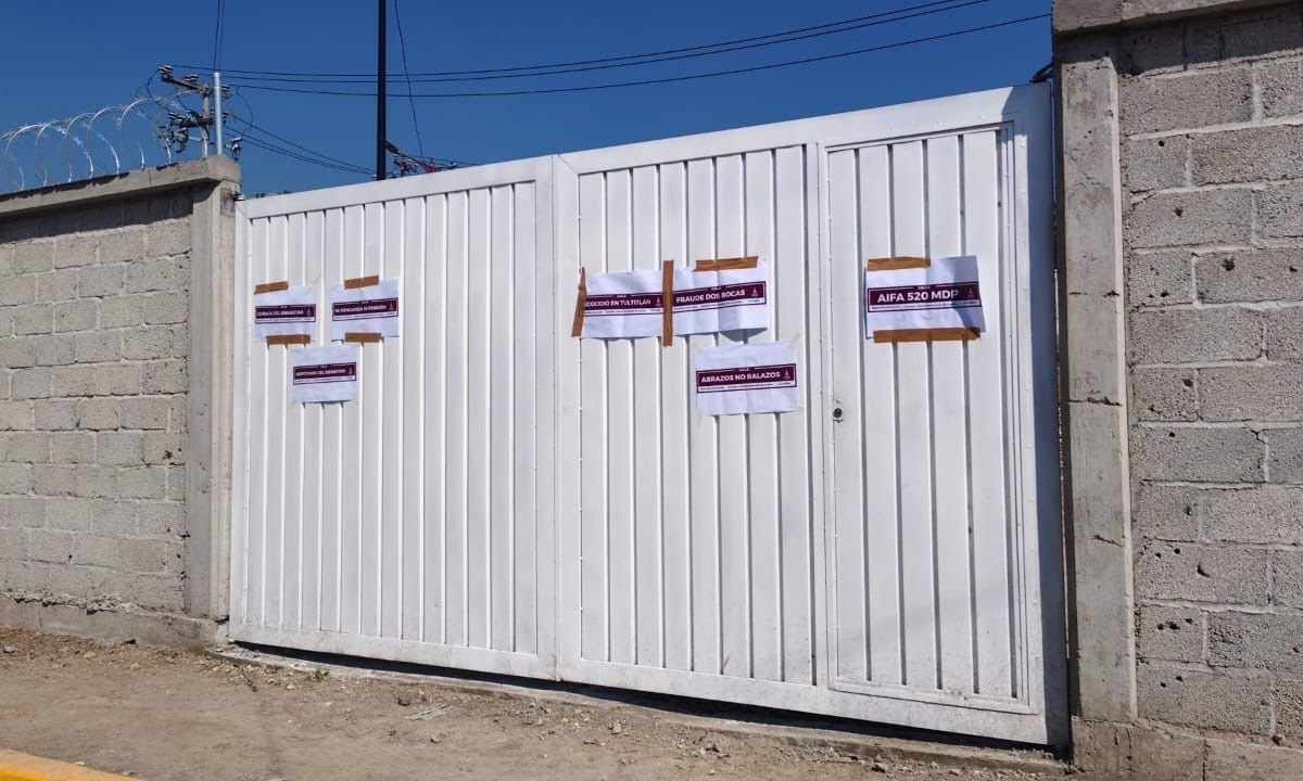 Protesta en Tultitlán por cambio de nombres en calles
