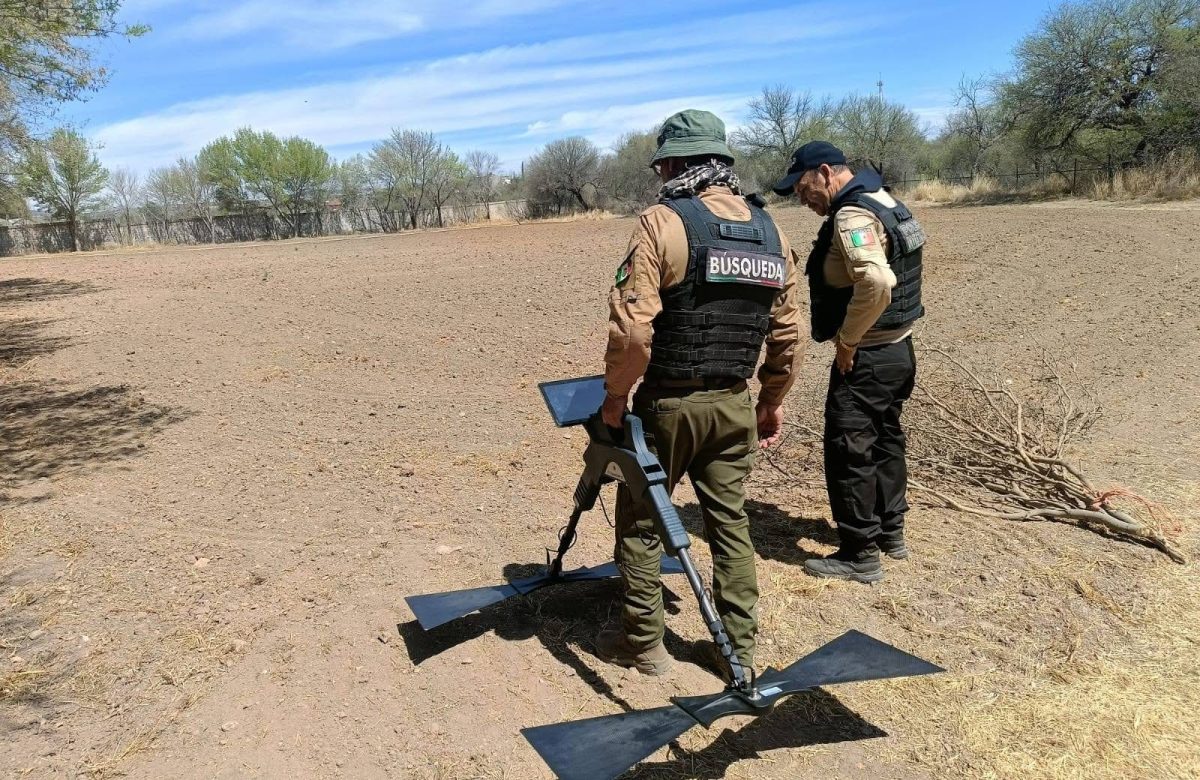 Realizan búsqueda de personas desaparecidas en predio de Fresnillo