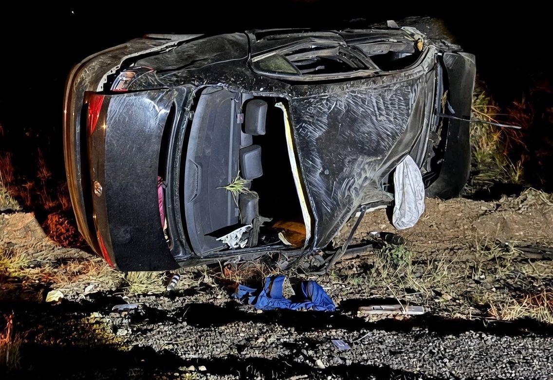 Tragedia en la carretera 49: volcadura deja dos muertos y dos heridos graves