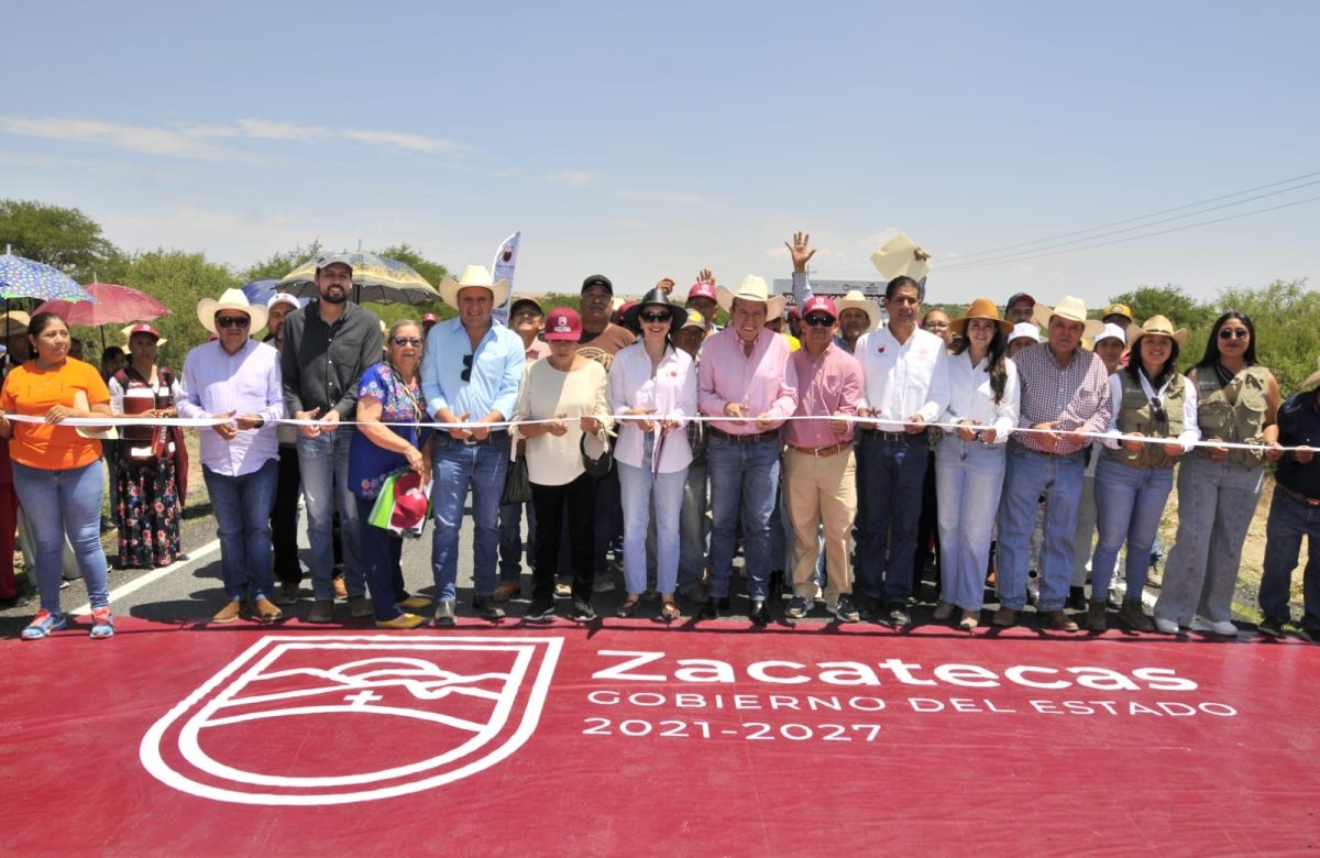 Con inversión estatal, David Monreal transforma camino clave para comunidades rurales