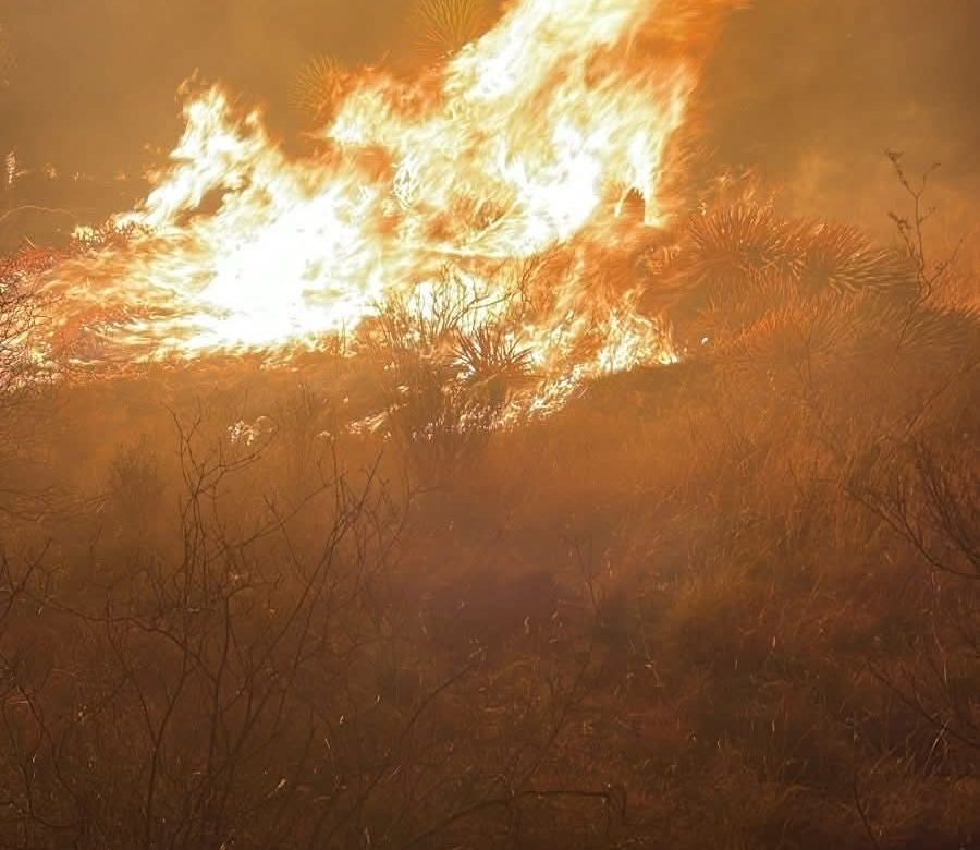 Infierno en Villa de Cos: fuego arrasa zona serrana y preocupa otro desastre ambiental