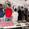Detienen a cinco personas armadas con droga y ponchallantas en el Centro de Zacatecas