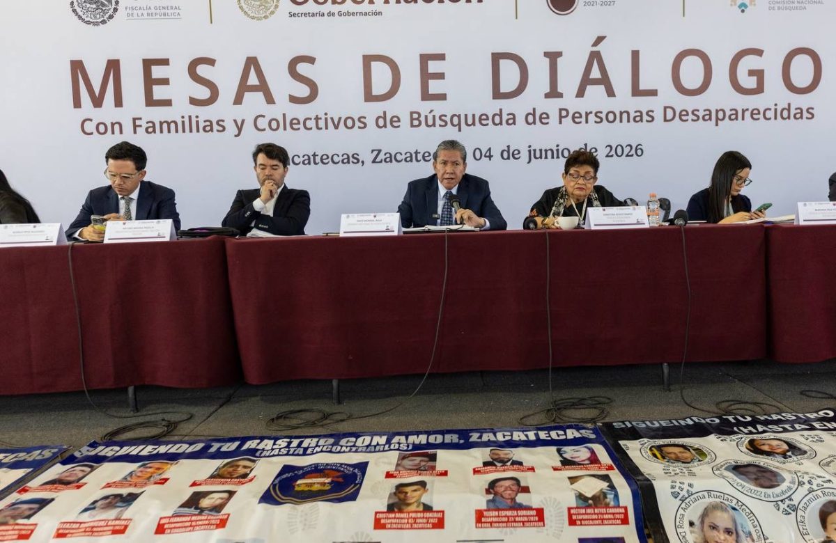 David Monreal reafirma respaldo total a familias buscadoras; Zacatecas suma casi 3 mil acciones de búsqueda en 2026